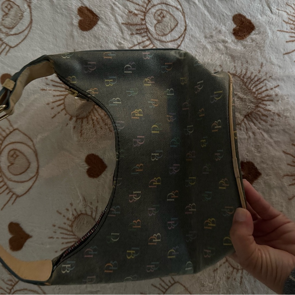 Multicolor Dooney and Bourke Monogram Shoulder Bag